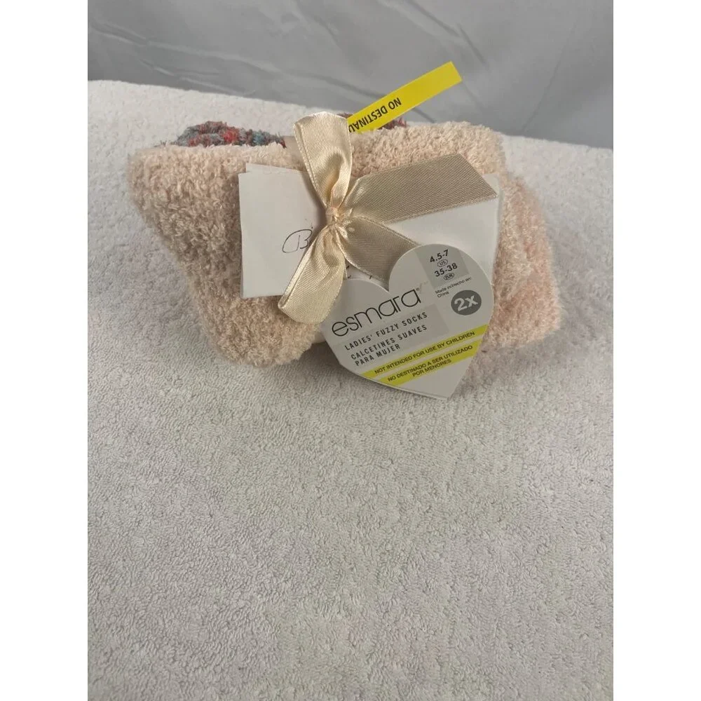 Women’s Cozy Brown Socks | 2-Pair Set Warm Comfortable Footwear